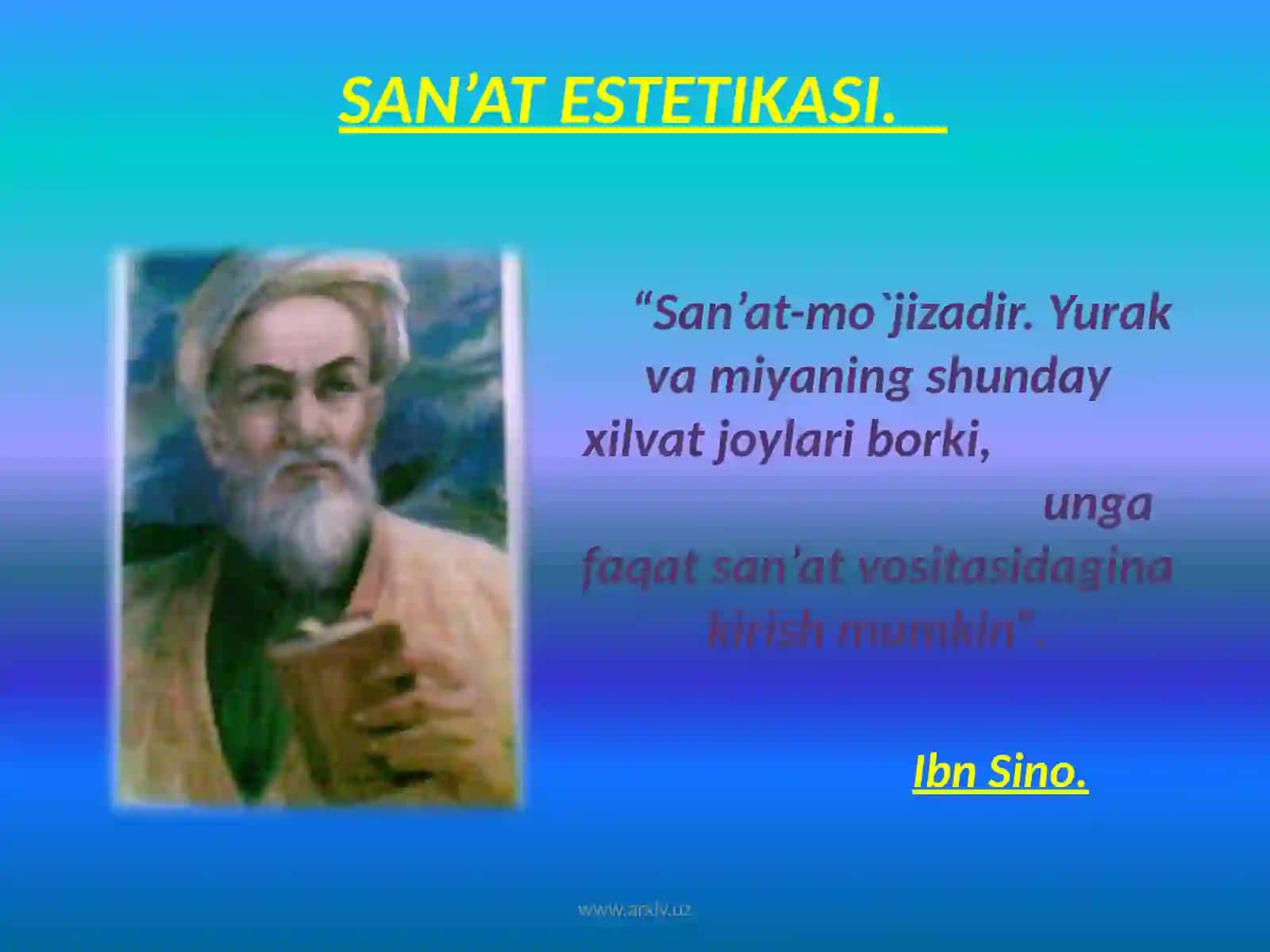 San’at estetikasi 2