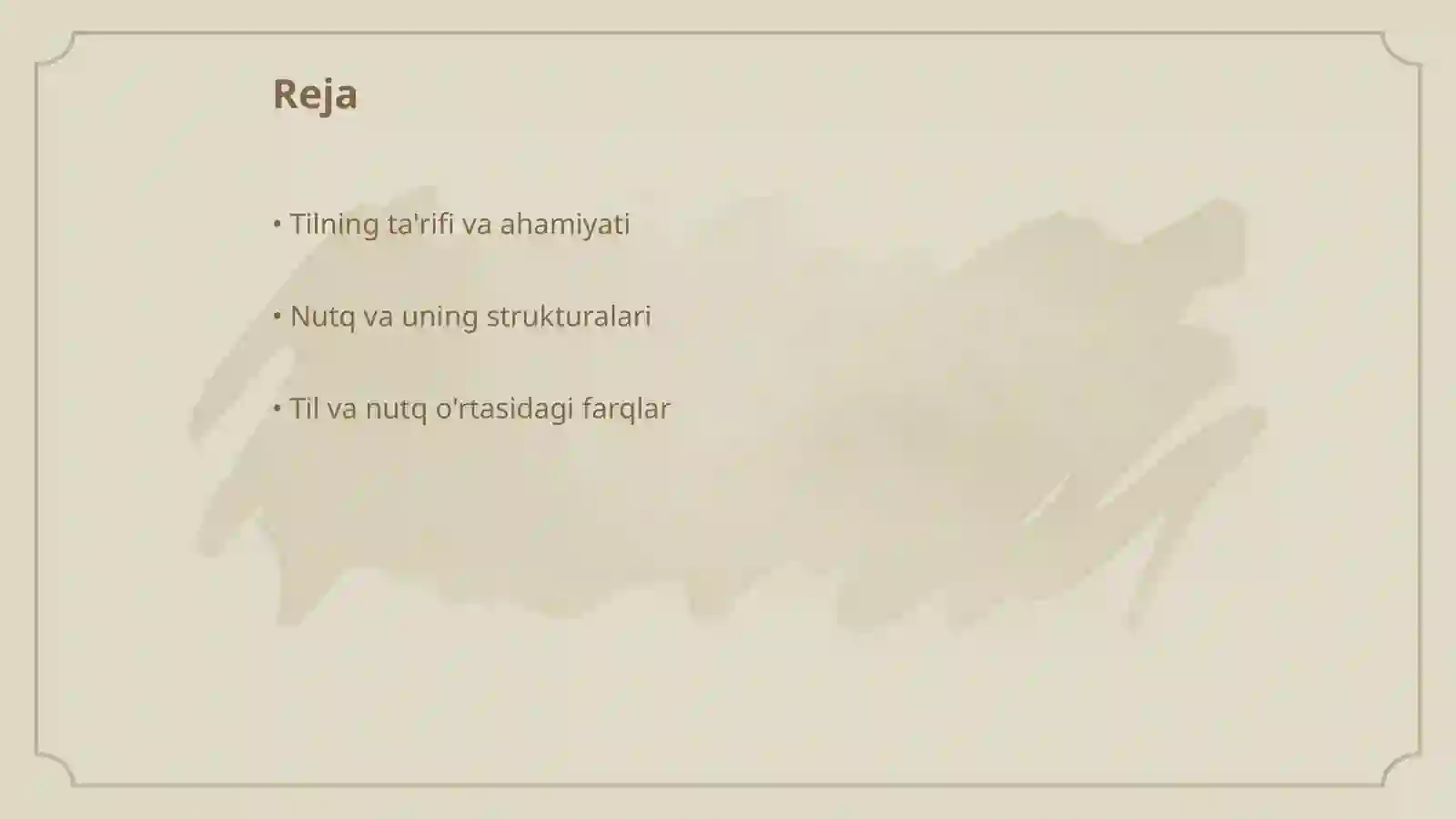 Til va nutq masalalari 2