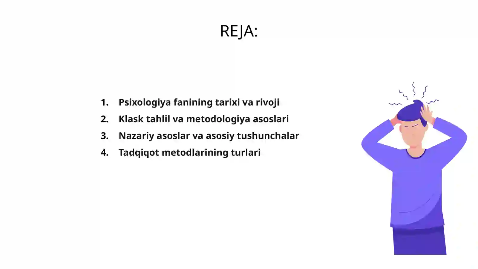 Psixologiya fanining klassik tadqiqotlarida metodik uslublar 2
