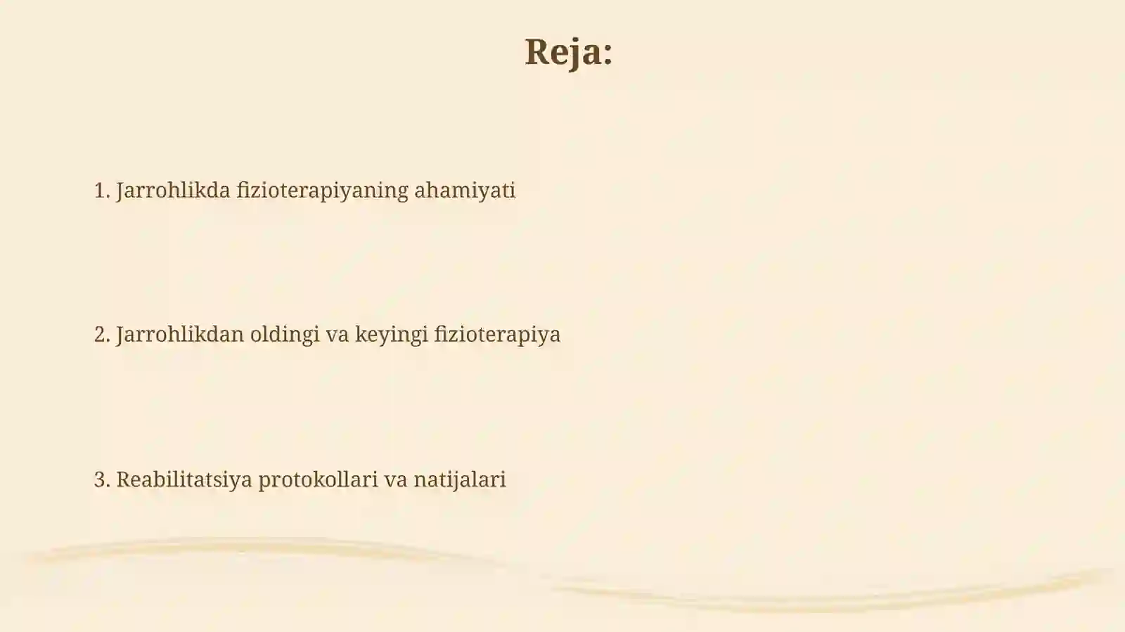 Jarrohlikda fizioterapiya 2