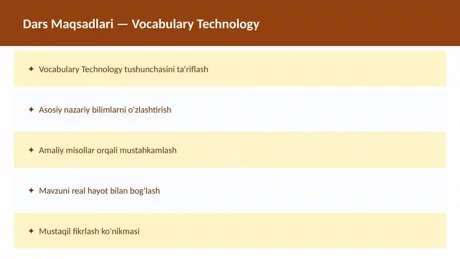 Vocabulary Education 2