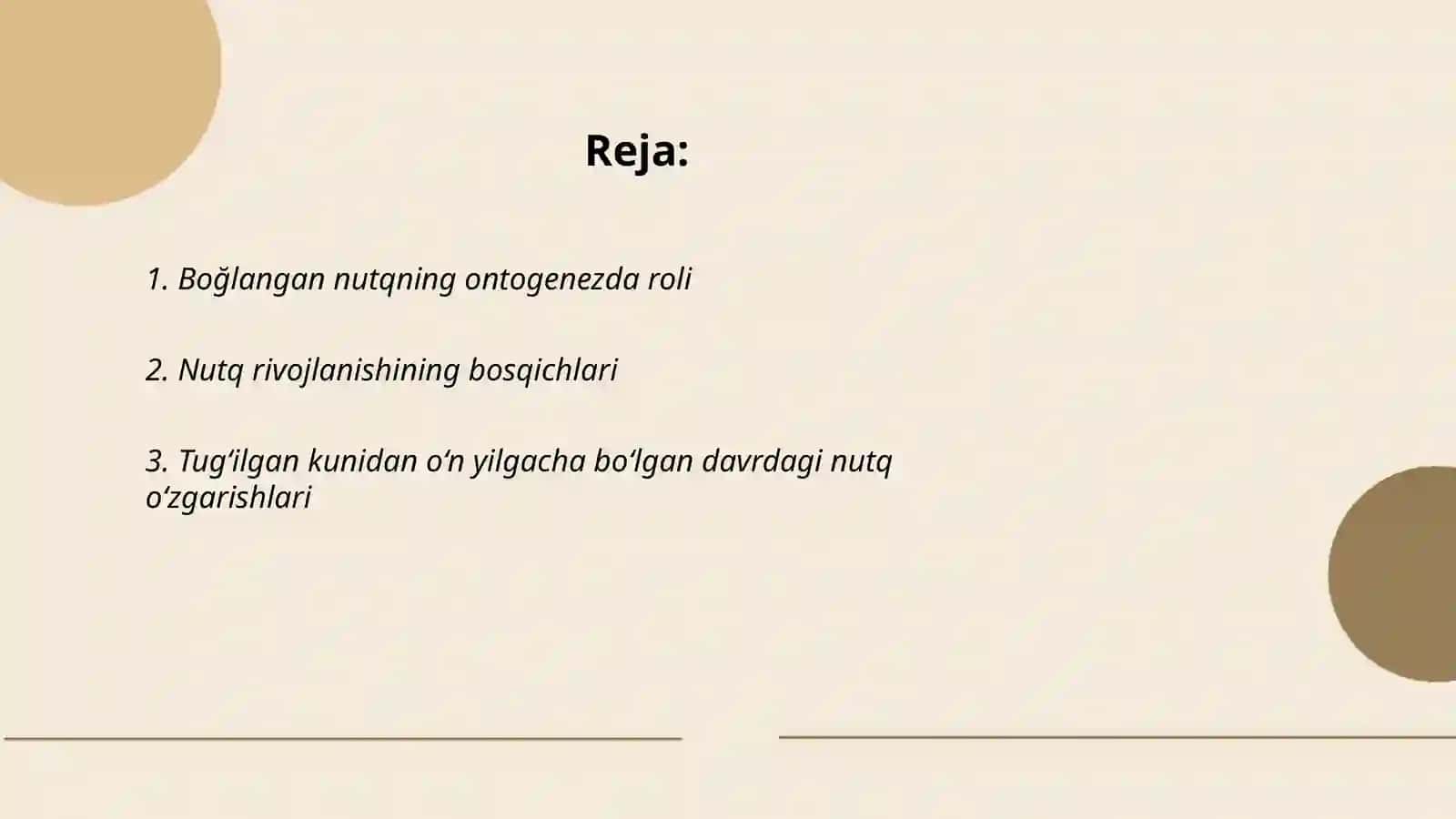 Boğlangan nutqning ontogenetik rivojlanishi 2