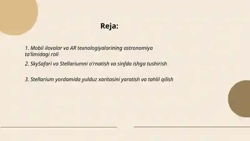 Astronomiya o‘qitishda mobil ilovalar va AR texnologiyalari 2