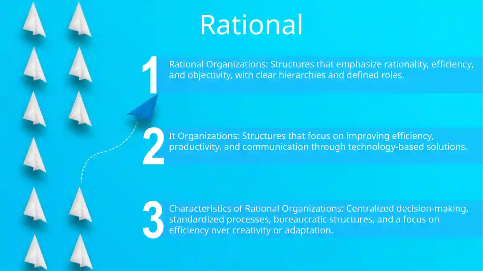 Rational Organizations 2