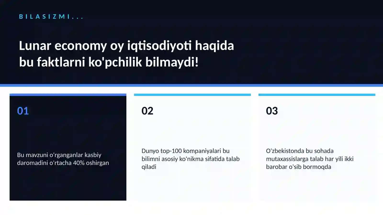 Lunar economy oy iqtisodiyoti 2