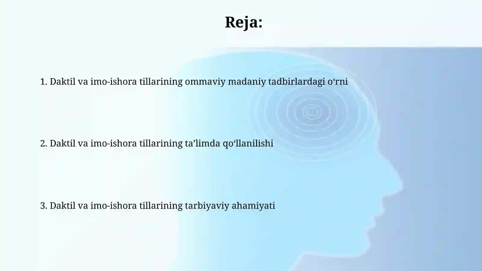 Daktil va imo-ishora nutqini oʻquv tarbiya va ommaviy madaniy ishlarda qoʻllanilishi 2