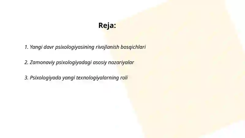 Yangi davir pisixao'giyasi 2