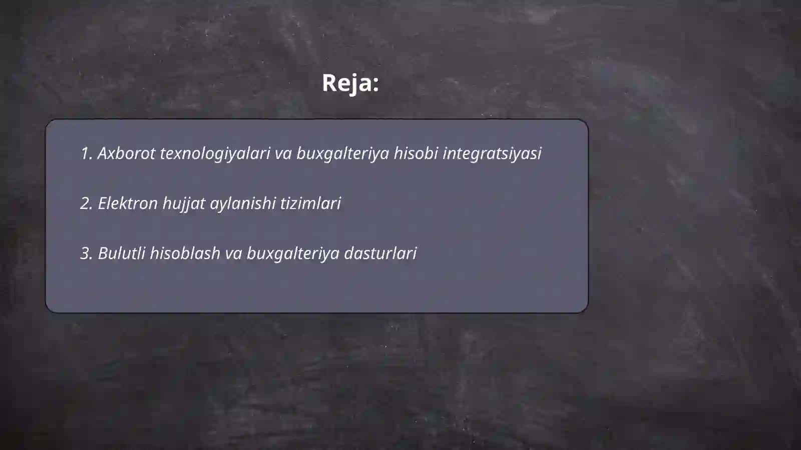 Axborot texnologiyalarga asoslangan buxgalteriya hisobi shakli 2