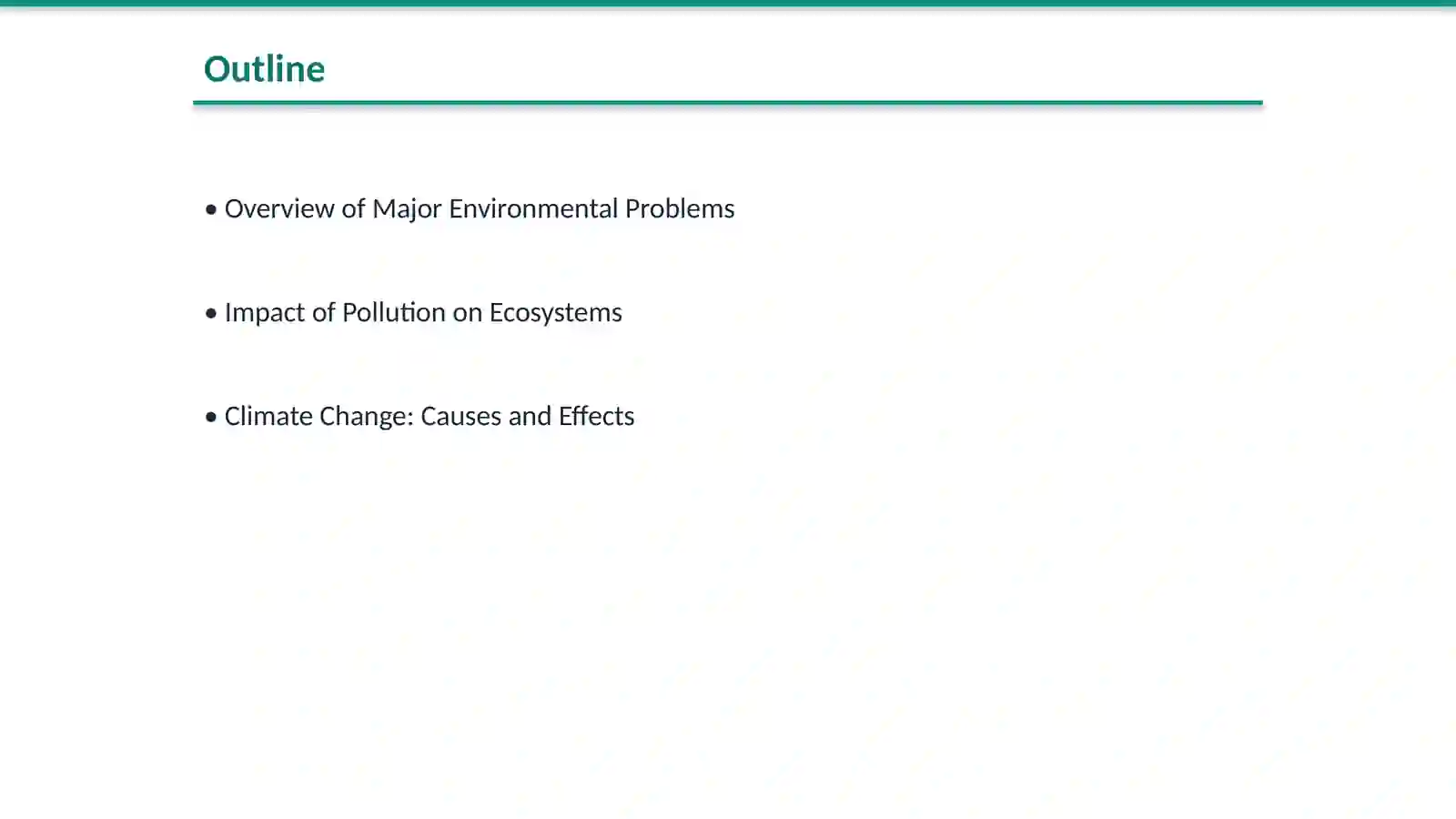 Environmental problem 2