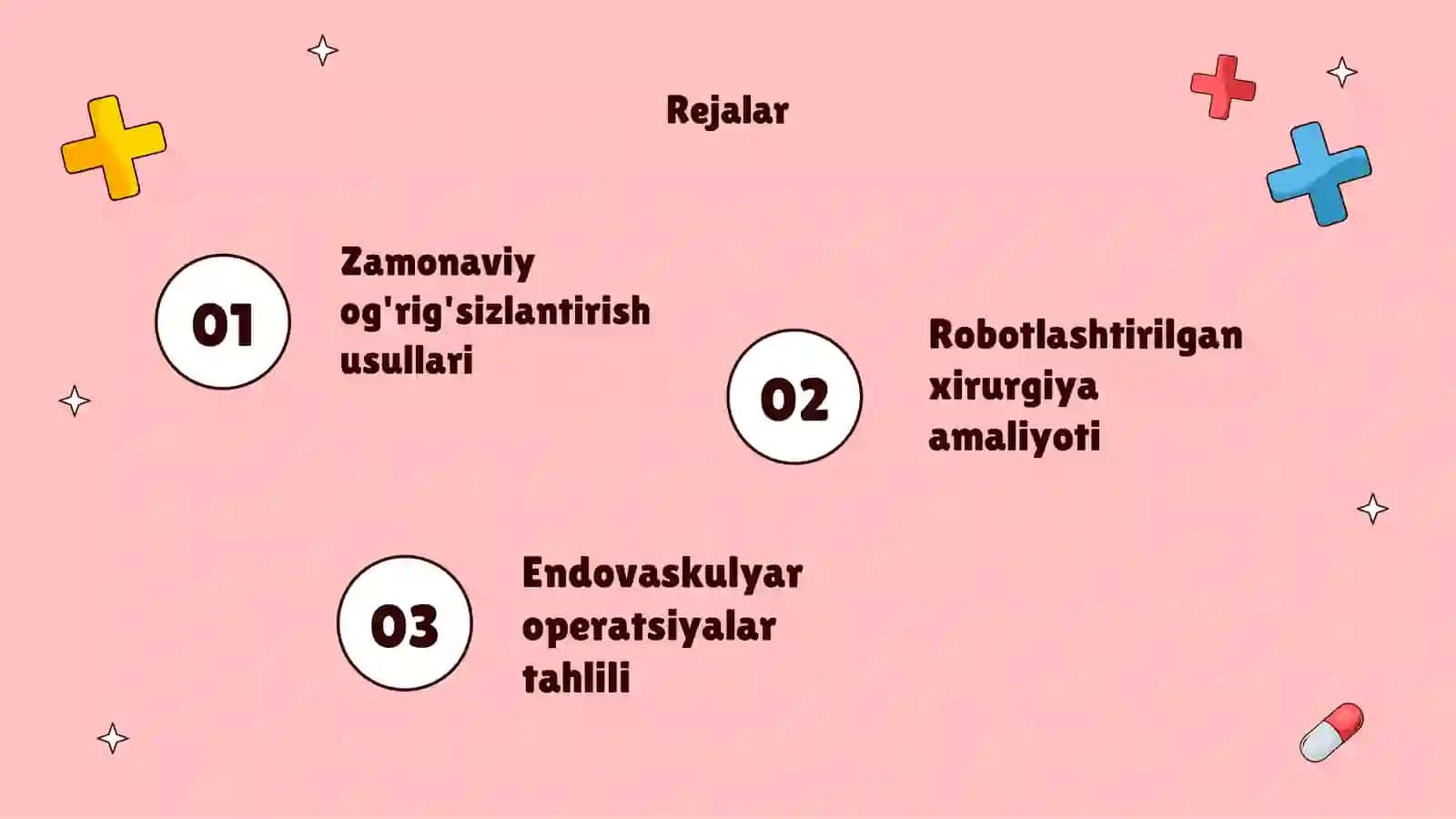 Zamonaviy og'rig'sizlantirish usullari 2