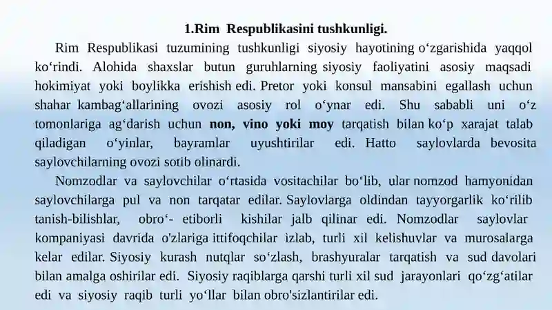 Rim Respublikasi inqirozi 2
