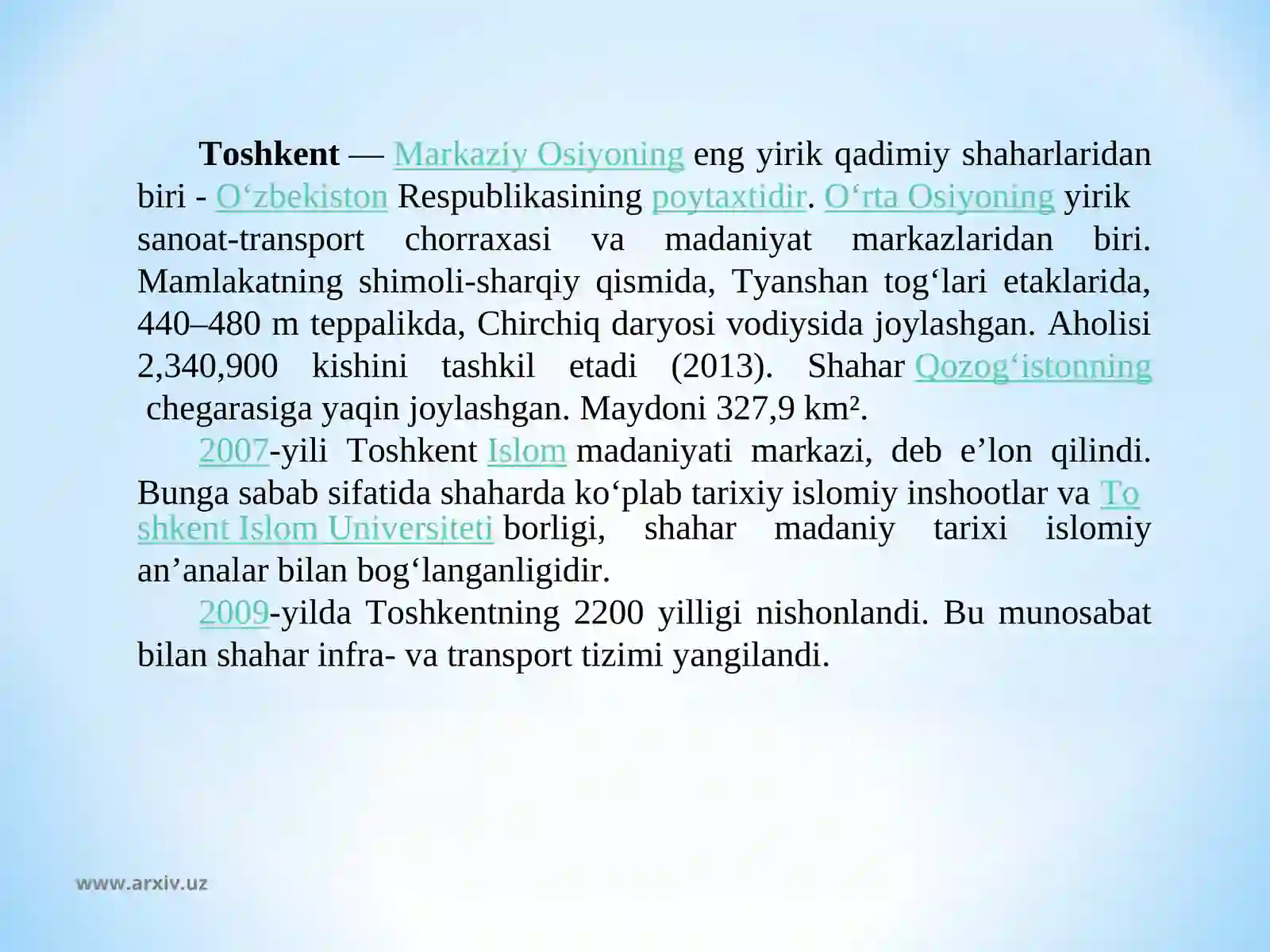 Toshkent 2