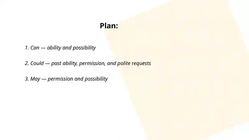 Modal verbs 2