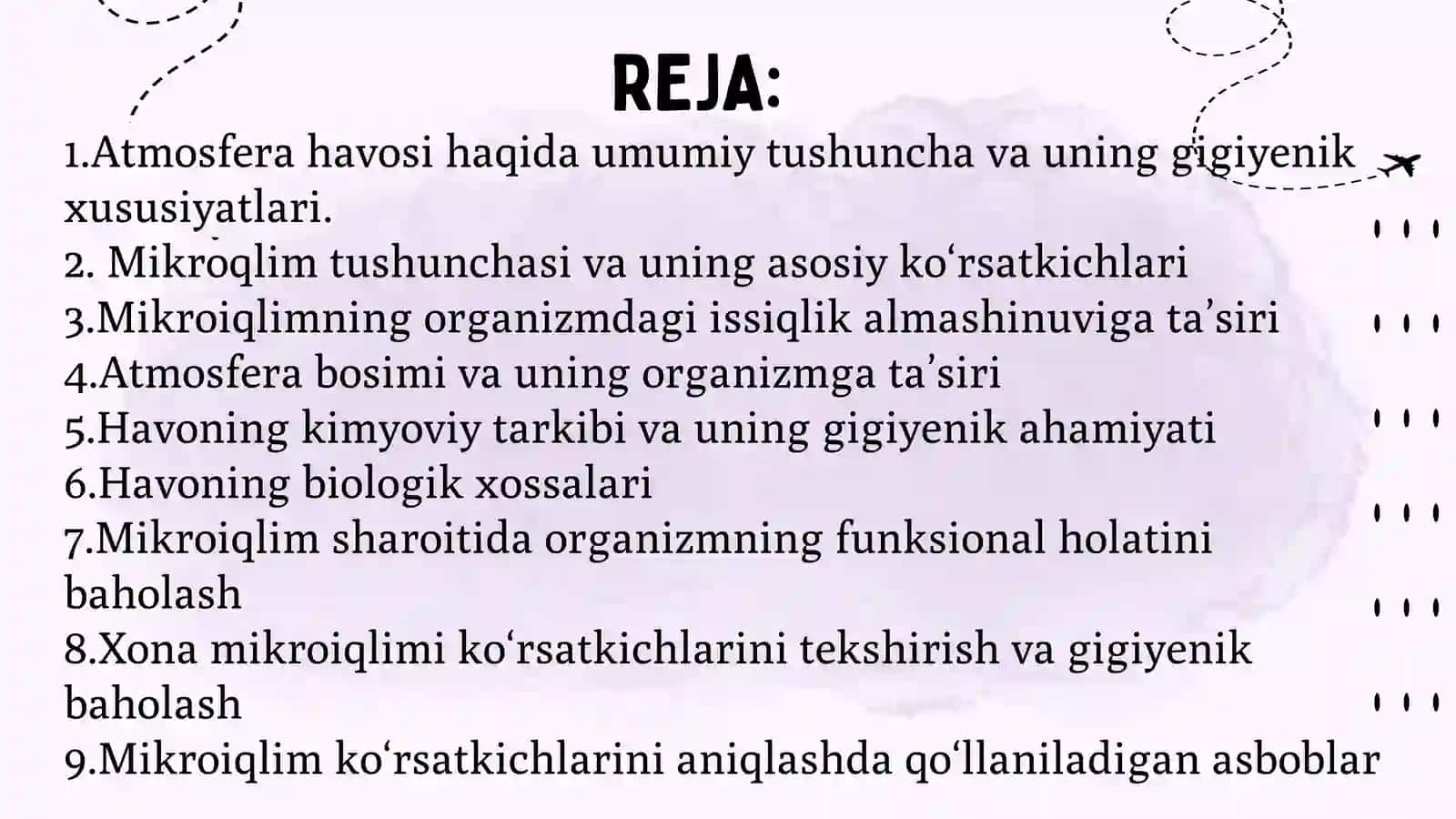Mikroiqlim ko'rsatkichlari kompleksining inson tanasining gomeostaziga va moslashish resurslariga tizimli ta'siri 2