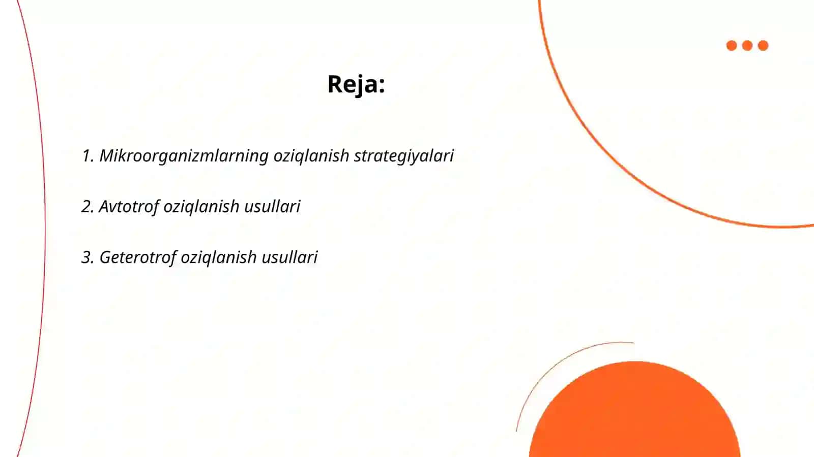Mikroorganizmlarning oziqlanish xillari 2
