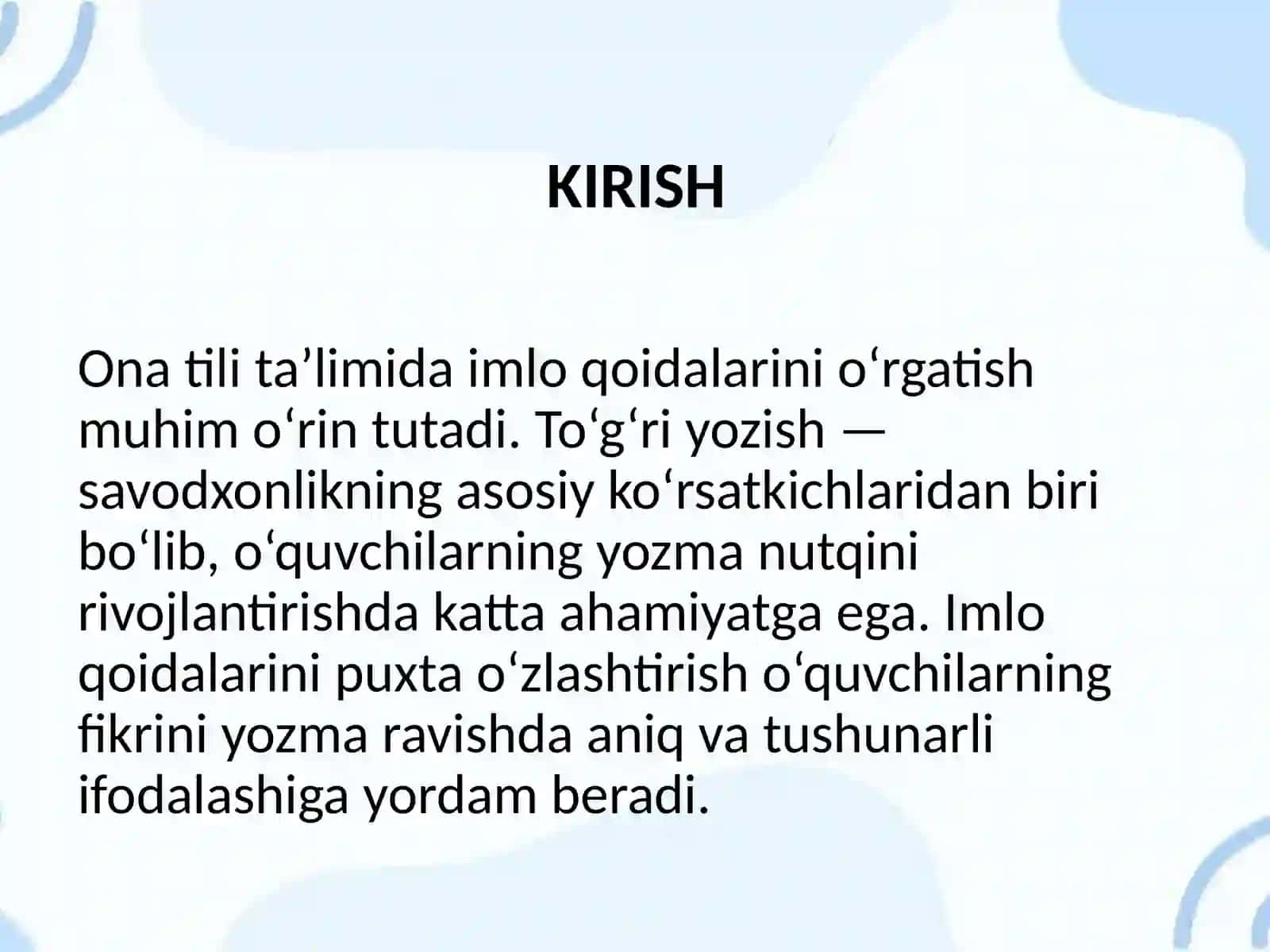 IMLO QOIDALARI BILAN ISHLASH USULLARI 2