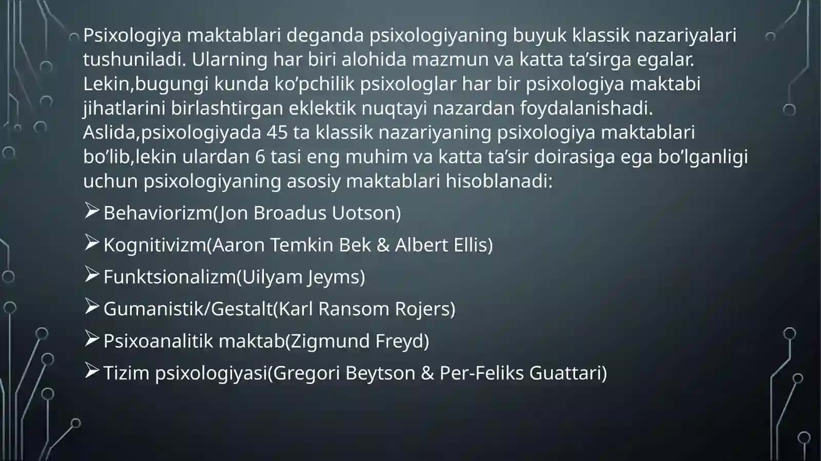 Psixologiya Maktablari 2