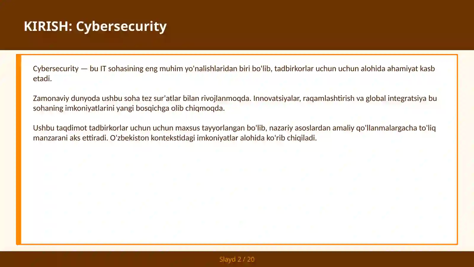CYBERSECURITY 2