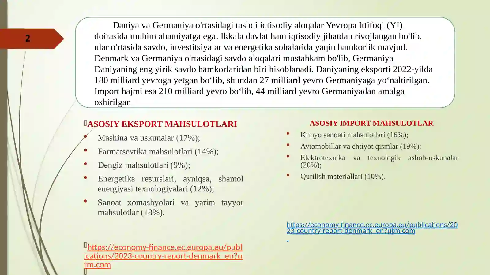 DANİYANİNG GERMANIYA VA XİTOY BİLAN ZAMONAVİY TASHQİ IQTİSODİY FAOLİYATİNİNG RİVOJLANİSHİNI TAHLİL QİLİSH 2