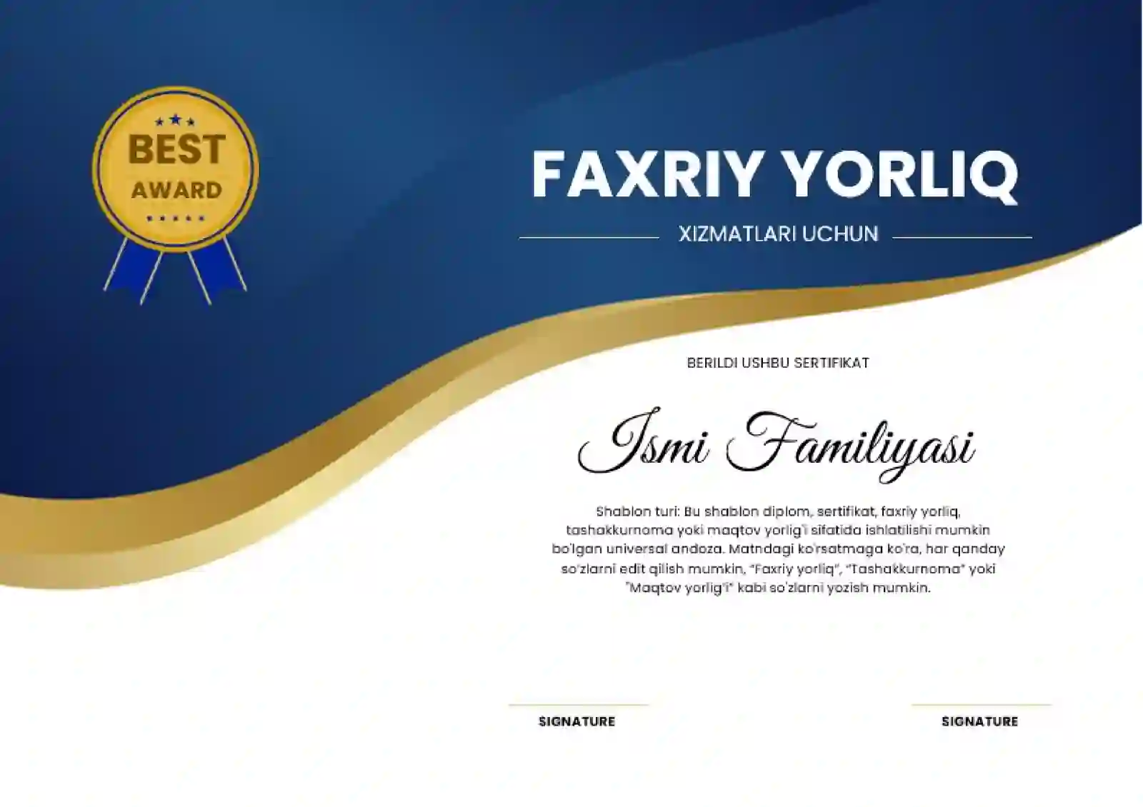 FAXRIY YORLIQ SERTIFIKAT 2
