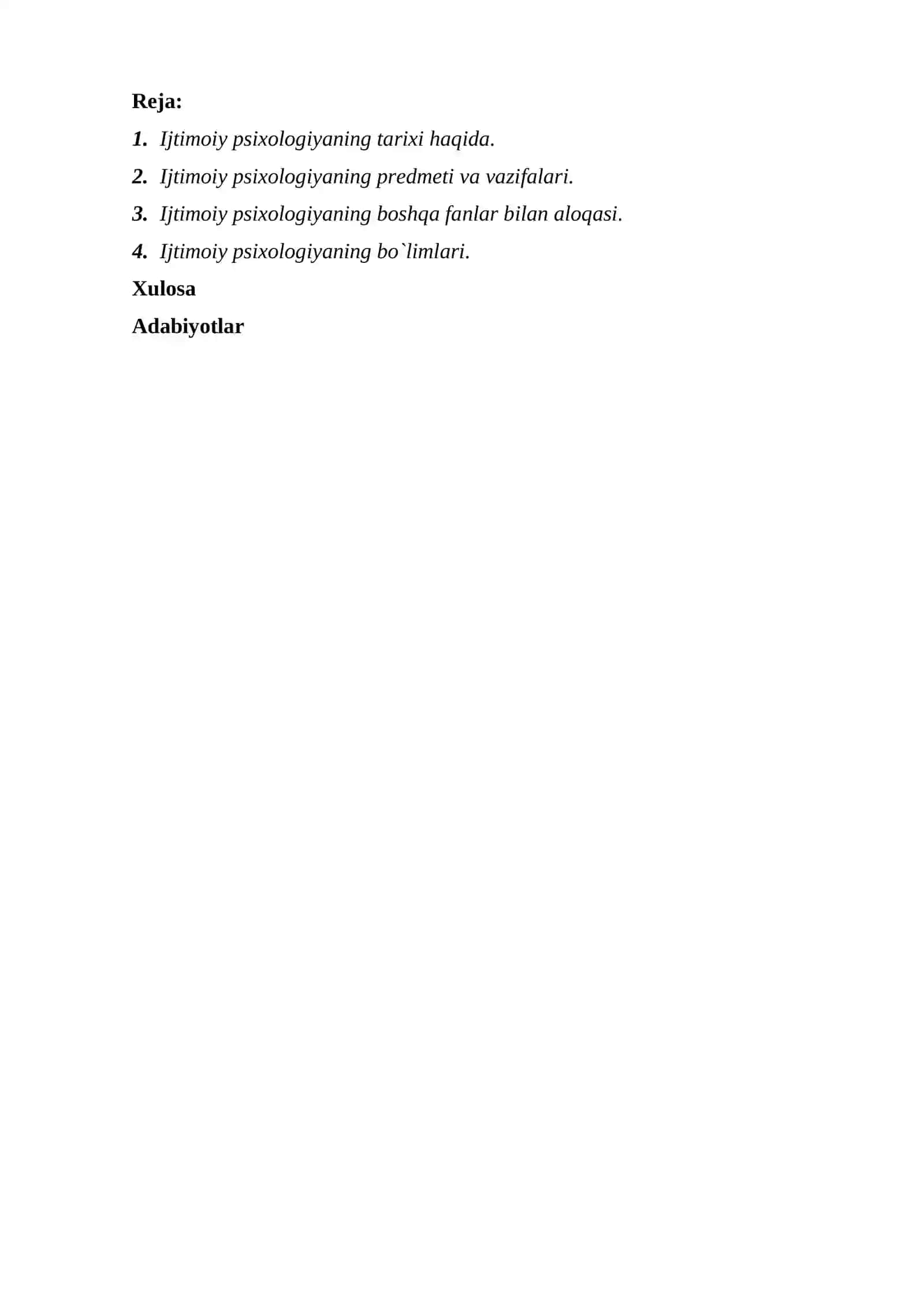 Psixologikning faoliyati Psixologik xizmati 2