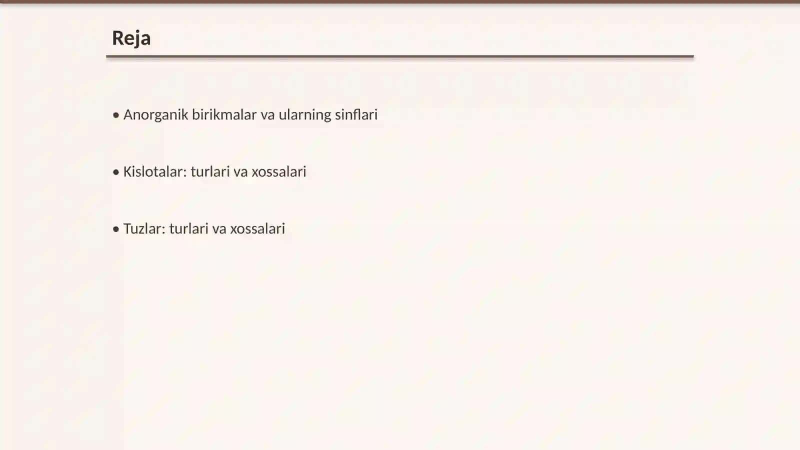 Anorganik birikmalarning asosiy sinflari mavzusiga oid tajribalar o‘tkazish metodikasi 2