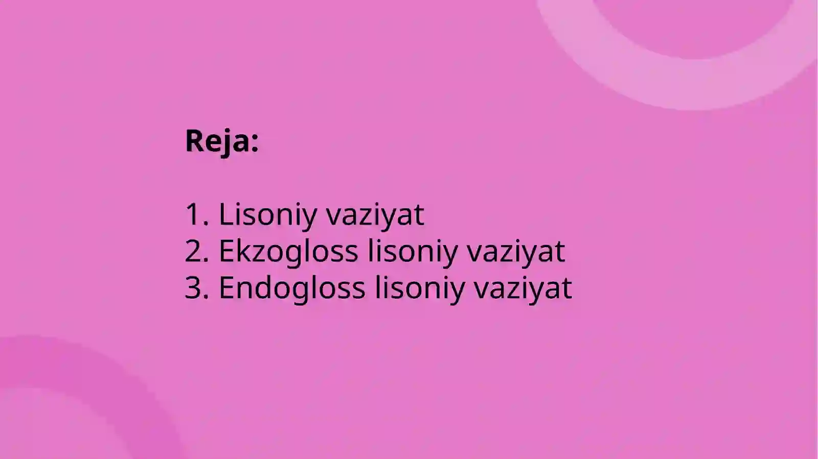 Lisoniy vaziyat 2