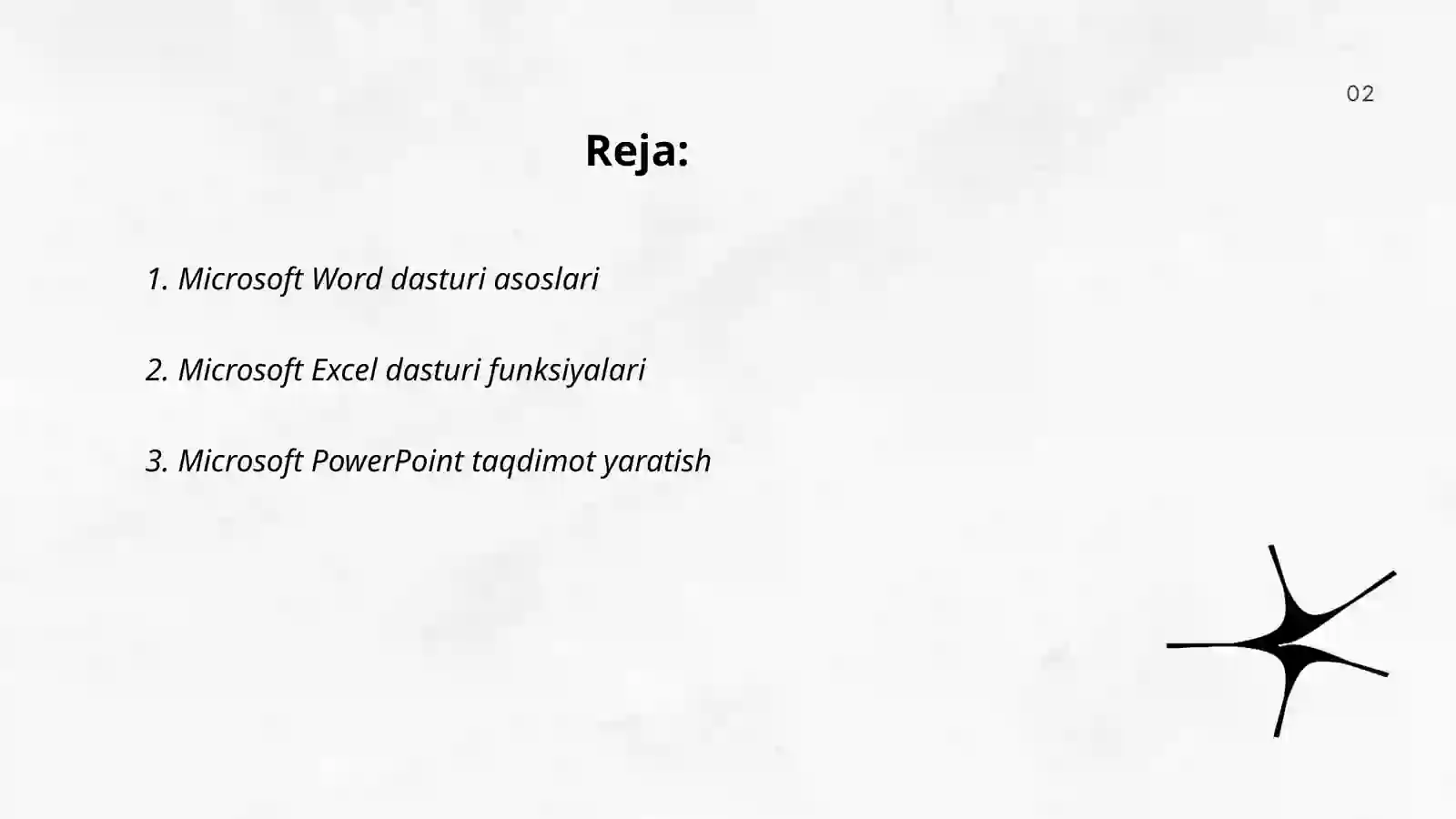 Microsoft Word dasturi asoslari 2