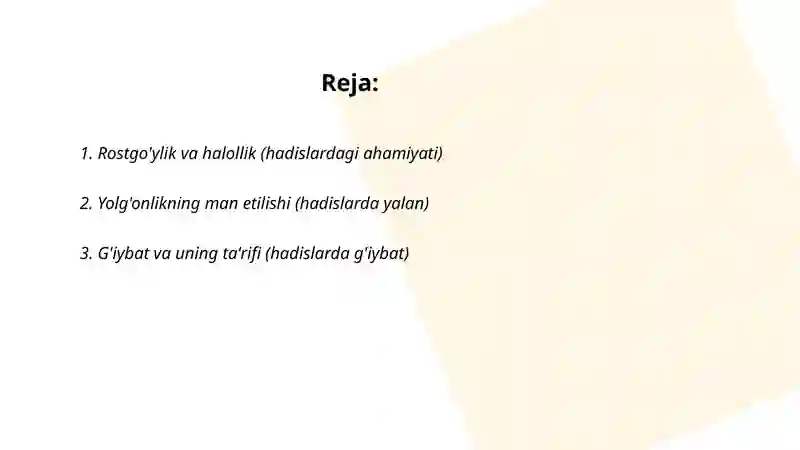 Hadislarda nutq odobi 2