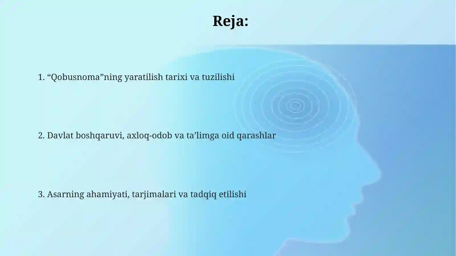 "Qobusnoma" asari 2