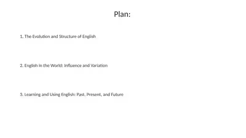 English language 2