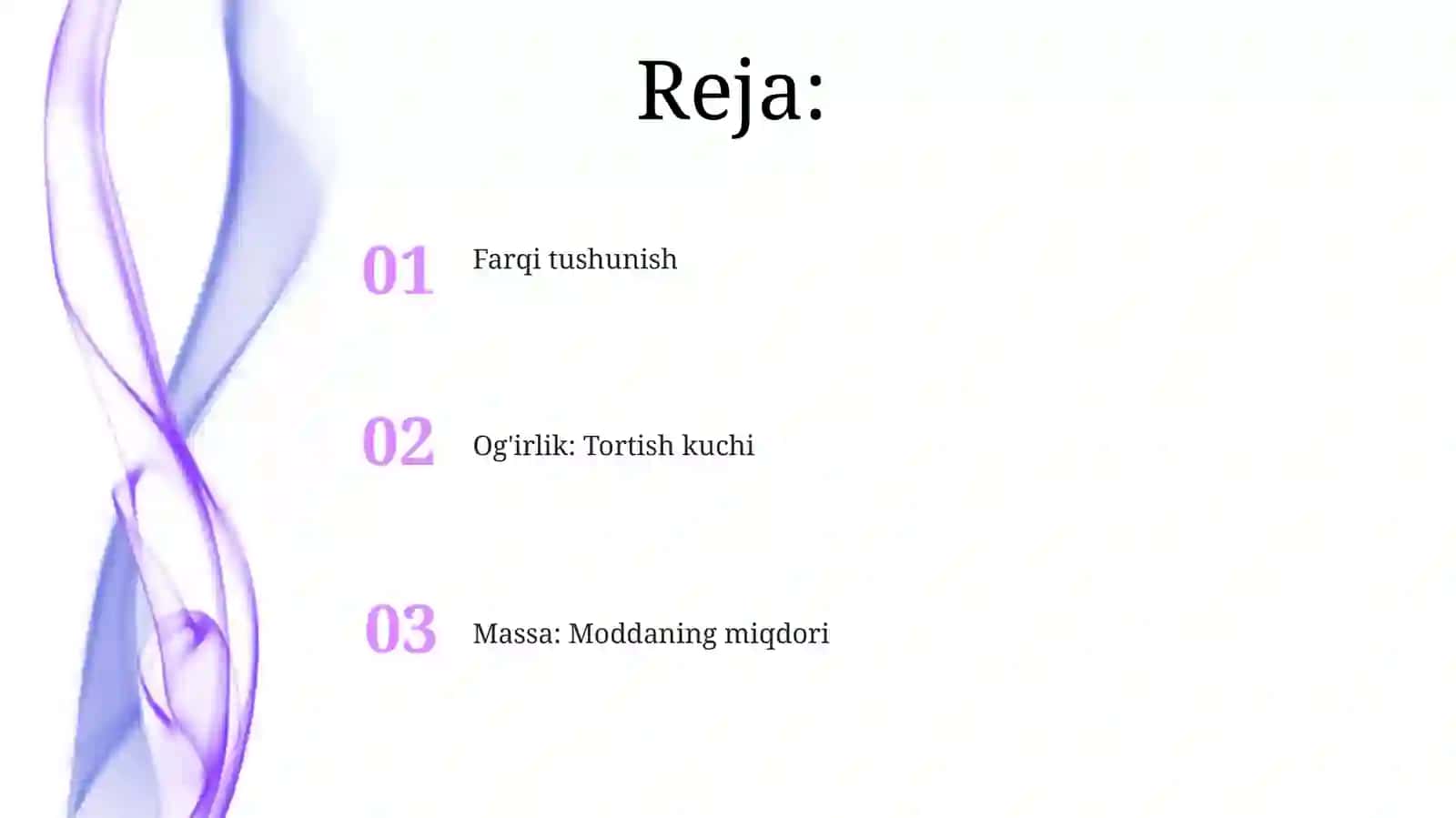 Jismlarning og‘irligi. Og‘irlikkuchi 2