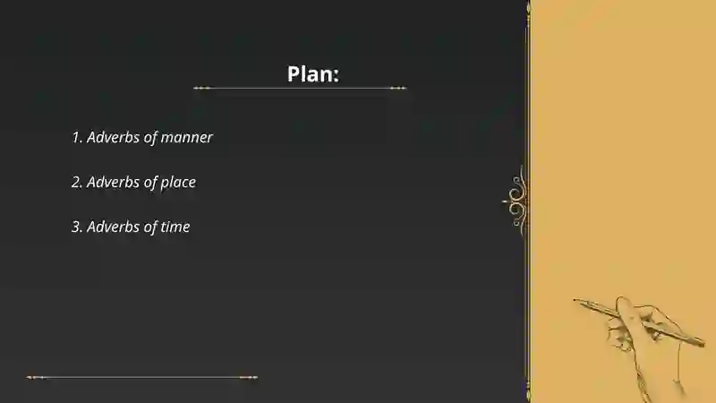 Classification of adverbs 2
