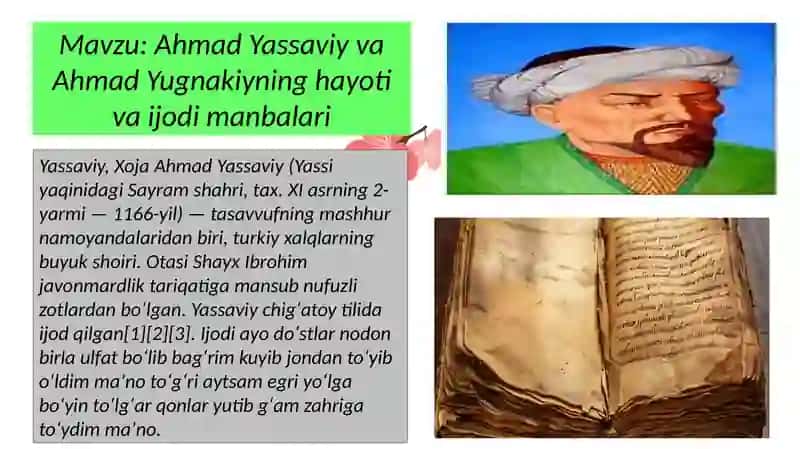 Xudoyberdiyeva va Nilufarning Oʻzbek adabiyoti fanidan taqdimoti 2