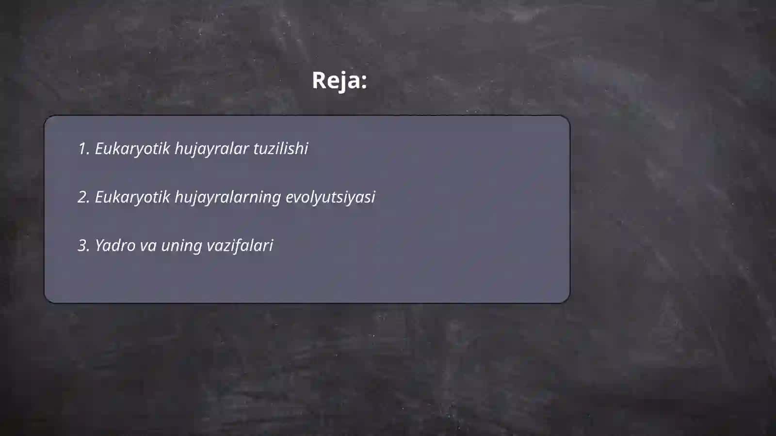 Eukariot hujayralar 2