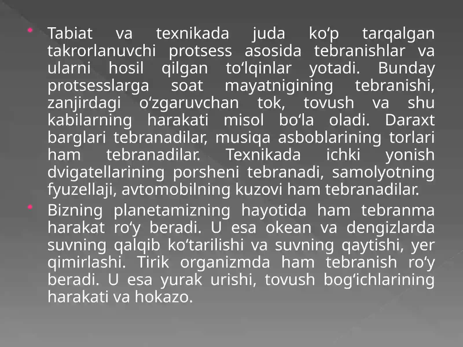 Mehanik tebranishlar 2