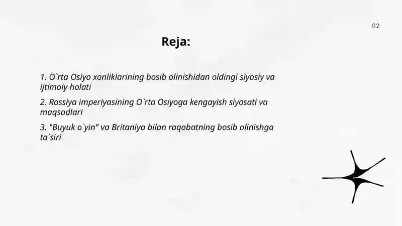 O`rta Osiyo xonliklarining Rossiya imperiyasi tomonidan bosib olinishi 2