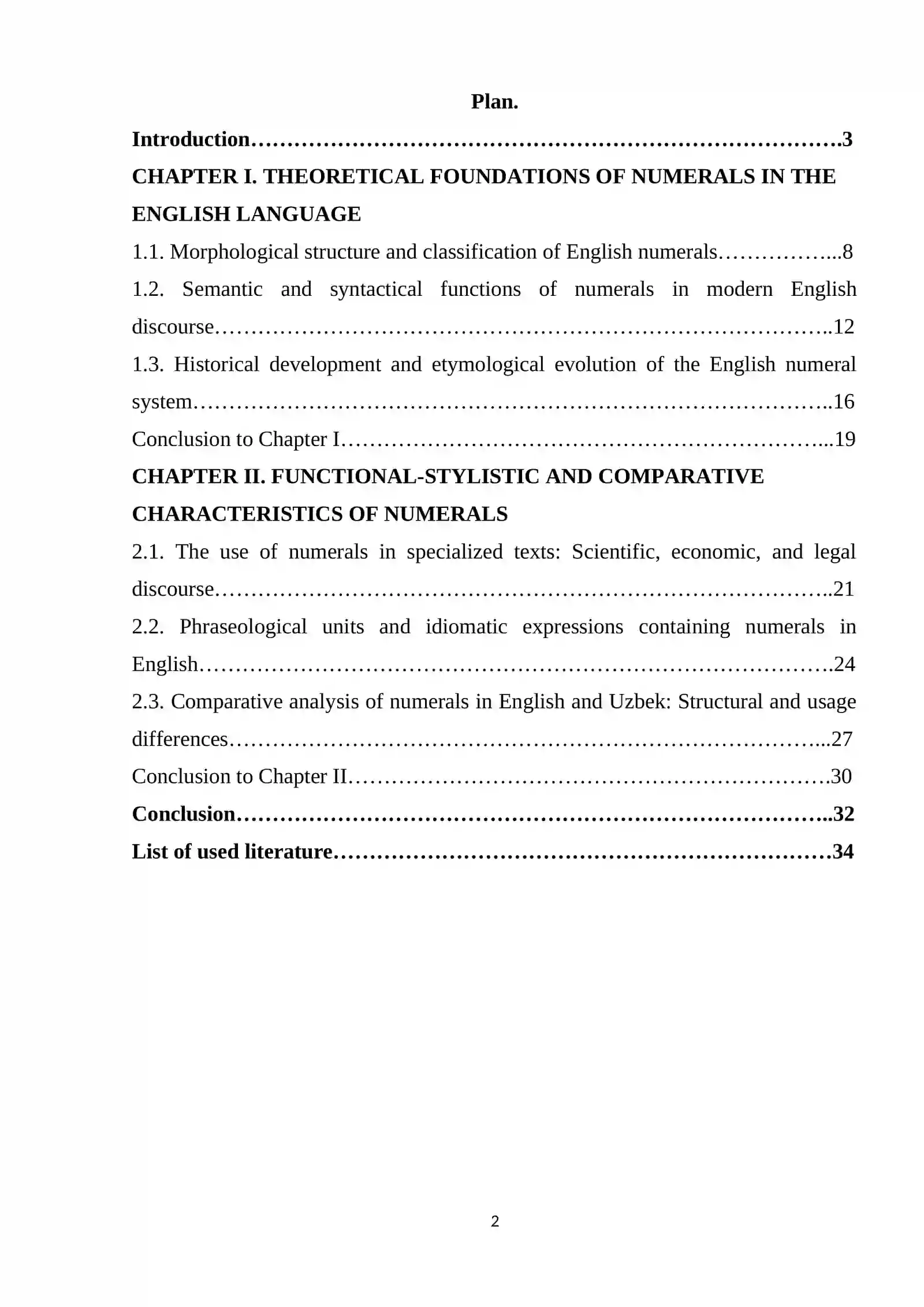 Numerals in English 2
