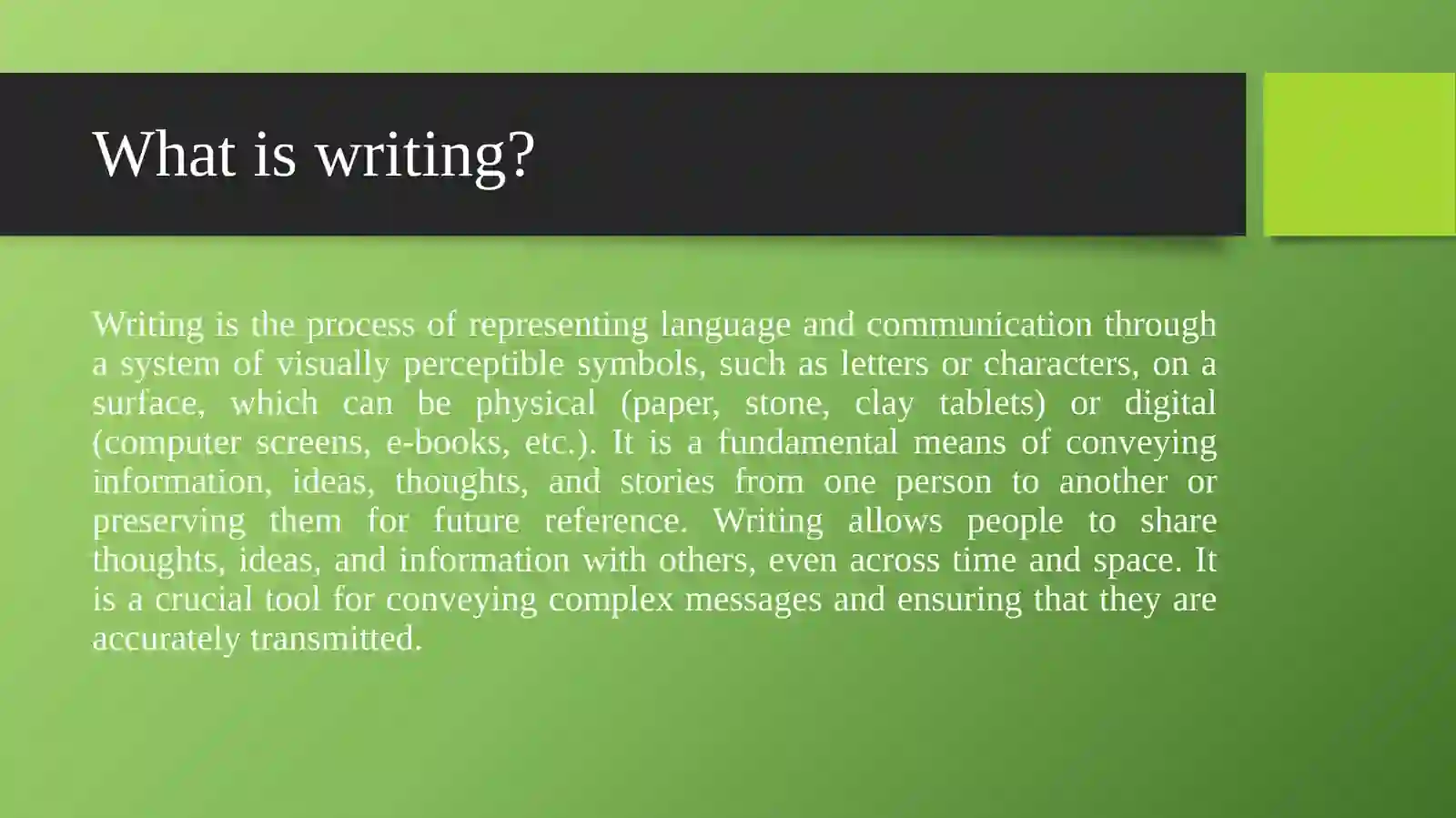 Writing an opinion paragraph 2