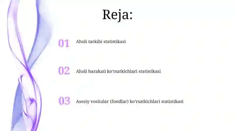 AHOLI VA MEHNAT RESURSLARI STATISTIKASI 2