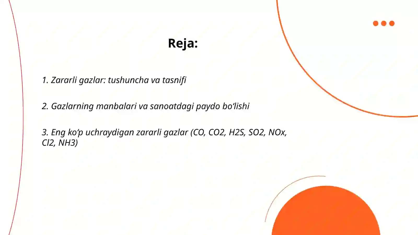 Zararli gazlar va ulardan himoyalanish yollari 2