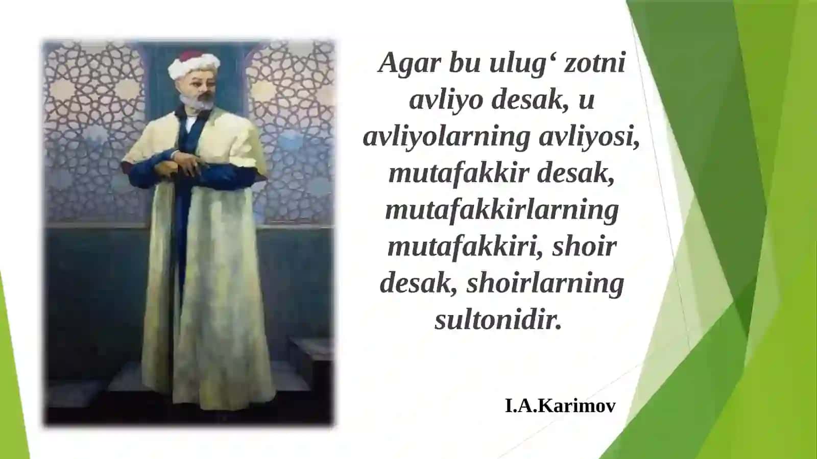 Alisher navoiyning “Nasoyim ul-muhabbat” tazkirasida tasavvuf masalalari. Dinimizdagi mazhablarga asos solgan Imomlar to‘g‘risida. 2
