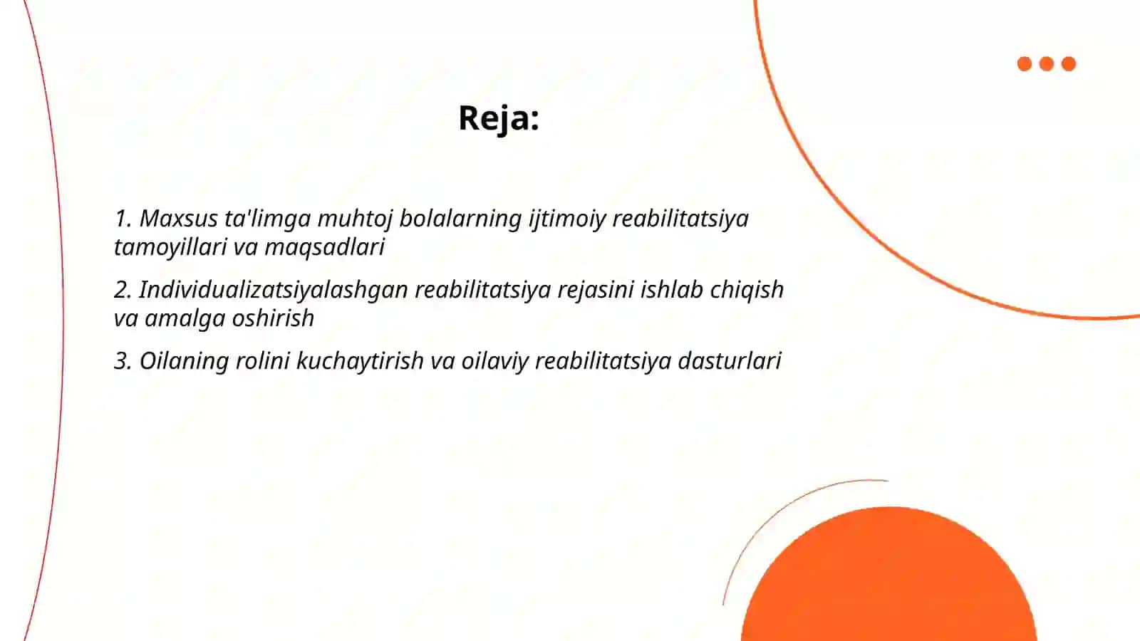 Maxsus ta'limga muhtoj bolalarning ijtimoiy reabilitatsiya faoliyati 2