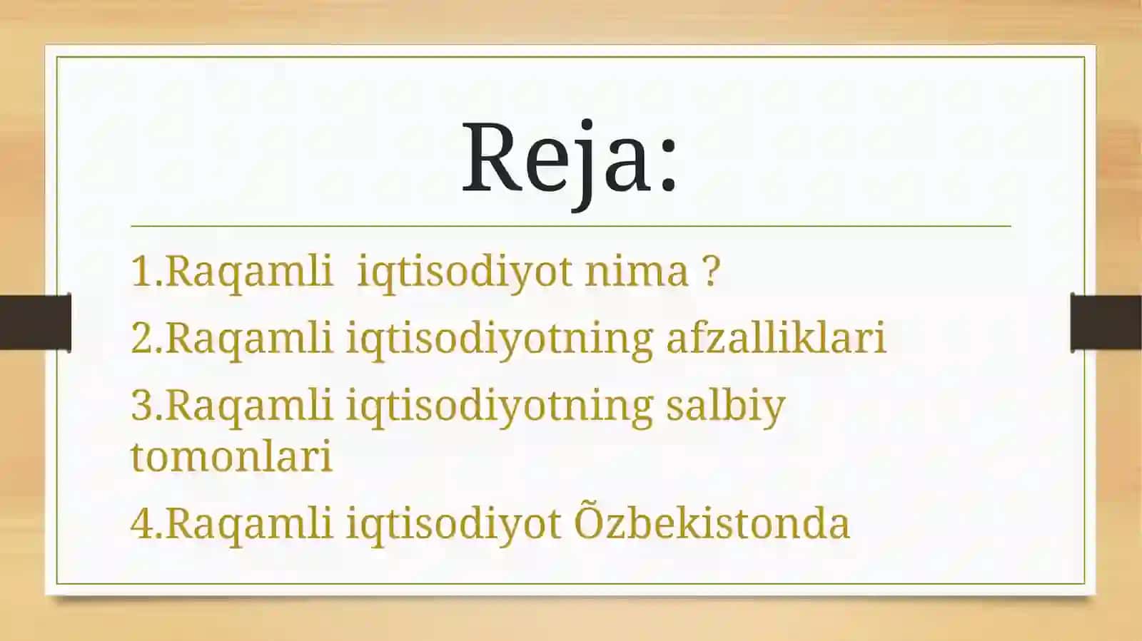 Raqamli iqtisodiyotning ijtimoiy va salbiy tomonlari 2