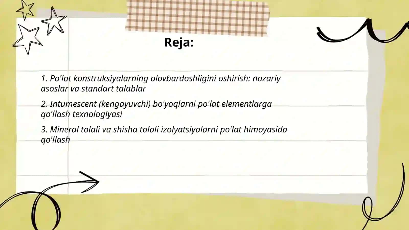 Po'lat konstruksiyalarning olovbardoshligini oshirish: nazariy asoslar va standart talablar 2