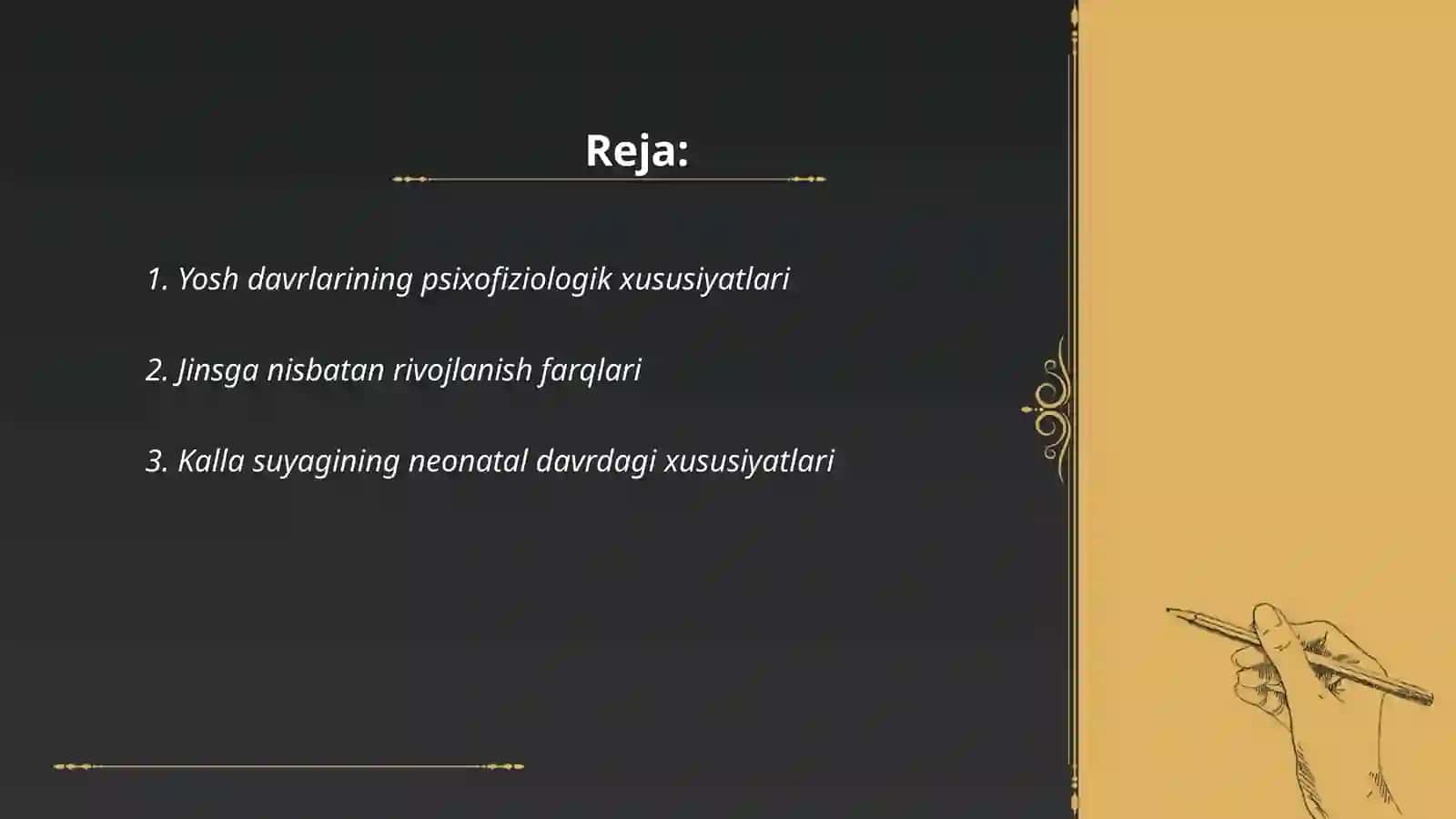 Kalla suyagining yosh va jinsga nisbatan xususiyatlari,rivojlanish nuqsonlari 2