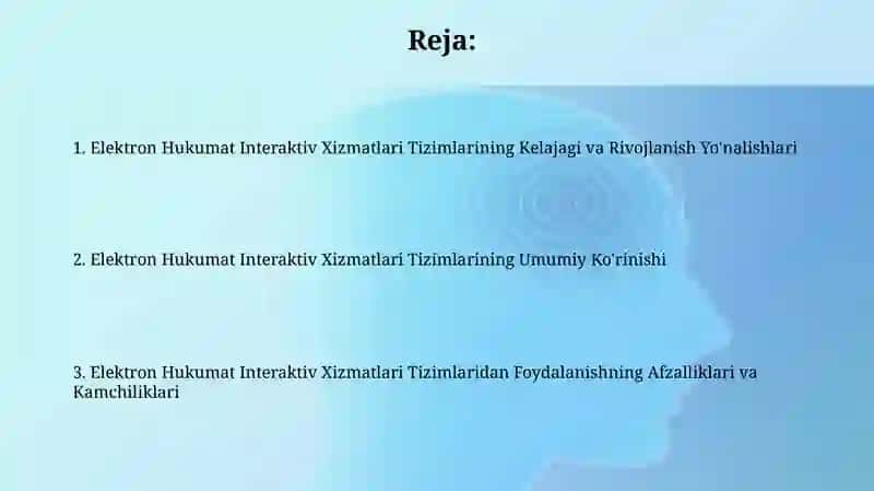 Elektron Hukumat Interaktiv Xizmatlari Tizimlari 2