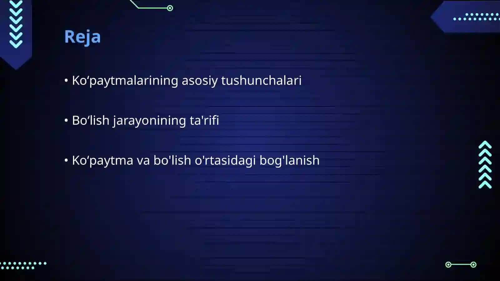 Koʻpaytmalar va boʻlish 2