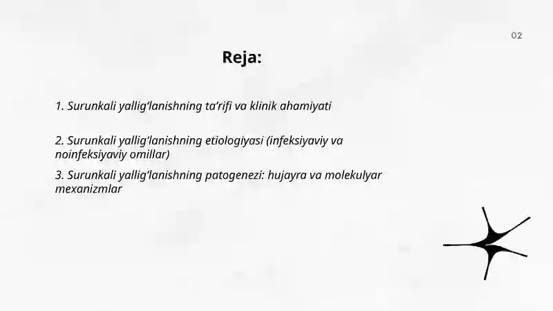 Surunkali yalligʻlanish 2