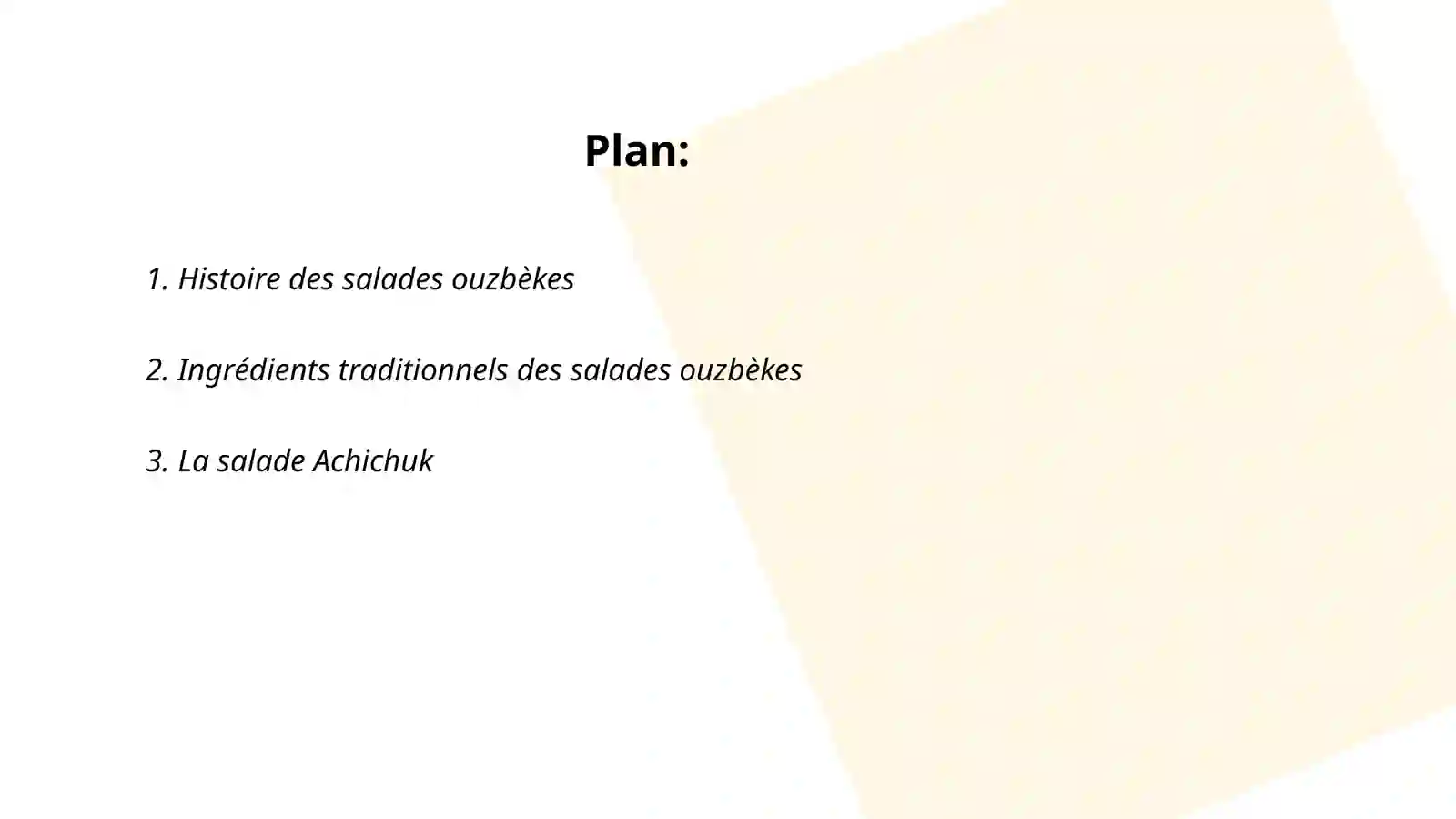 Les salades ouzbèques 2